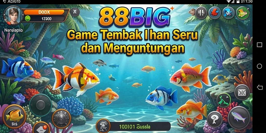 Screenshot gameplay Tembak Ikan yang menarik dan penuh aksi.