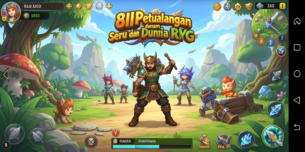 Gameplay seru dan mendebarkan dalam dunia RPG 8II.
