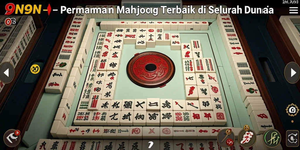 Screenshot gameplay Mahjong yang menarik dan menantang.