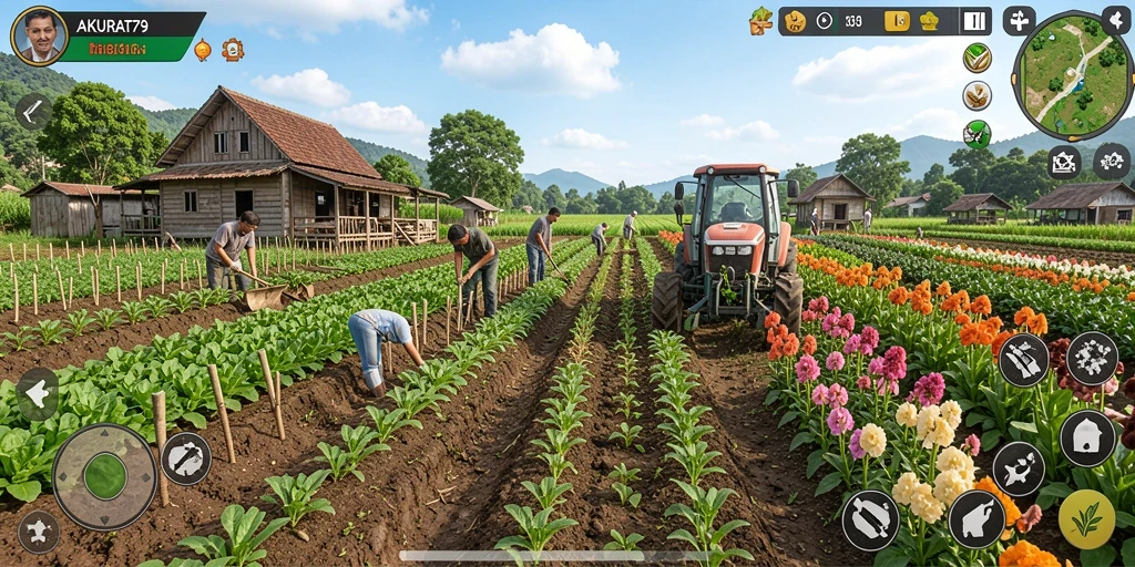 Tampilan gameplay dari <strong>AKURAT79</strong> yang menarik dan interaktif dalam bertani.