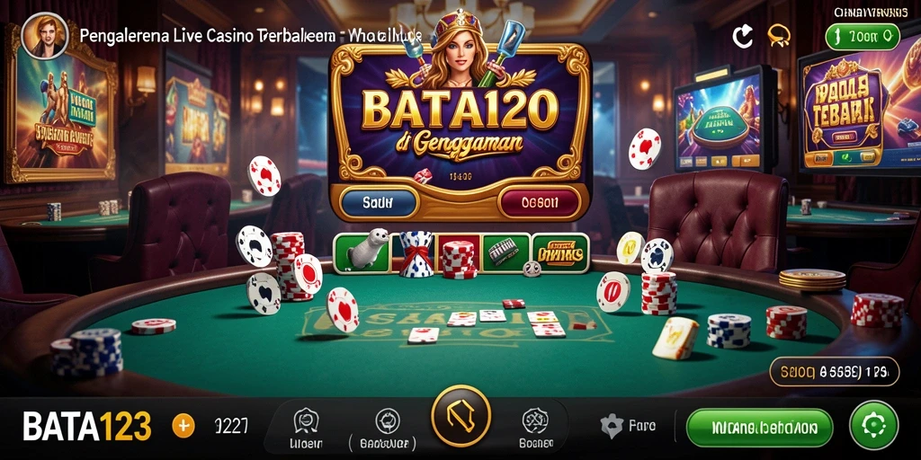 Tampilan menarik dari gameplay Live Casino di BATA123.