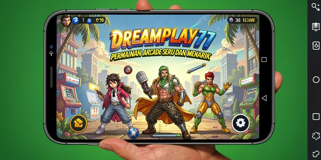 Screenshot dari gameplay seru DREAMPLAY77 yang menampilkan aksi Arcade.