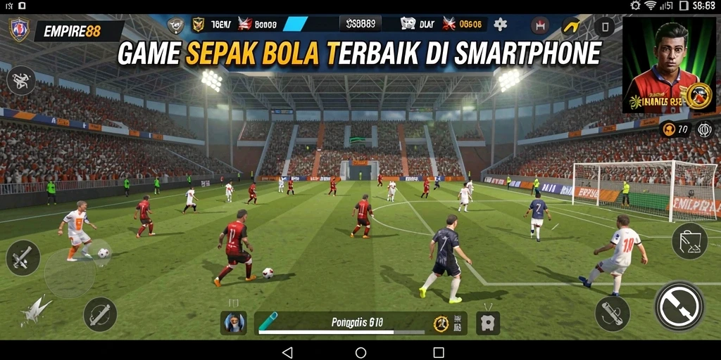Tampak mendebarkan dari gameplay sepak bola EMPIRE88.