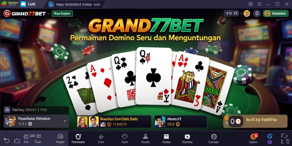 Screenshot utama menunjukkan gameplay Domino yang menarik.
