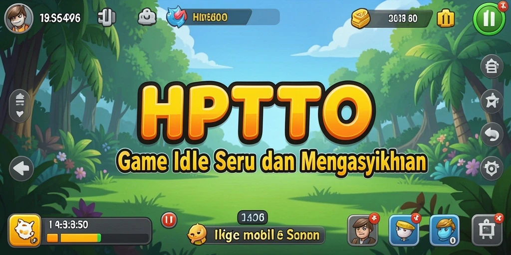 Screenshot gameplay HPTOTO menampilkan aksi seru dalam mengelola sumber daya Idle.