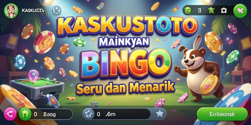 Screenshot dari gameplay KASKUSTOTO menampilkan suasana bermain Bingo yang seru.