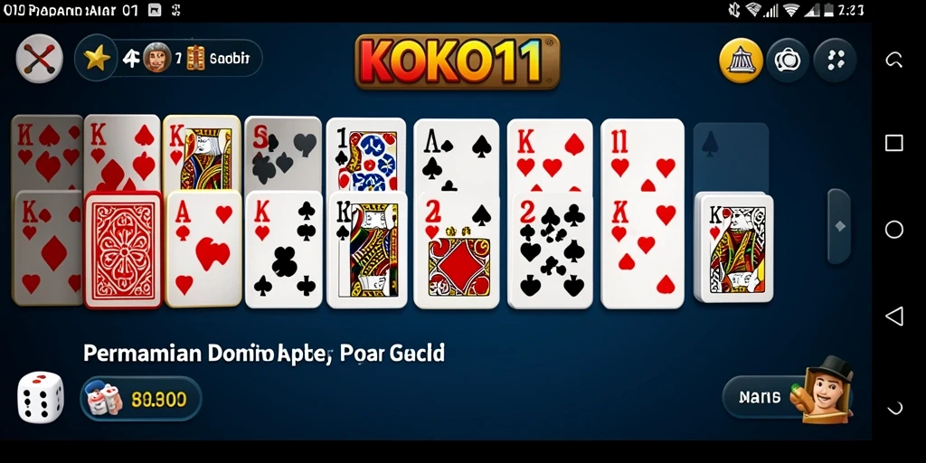 Screenshot KOKO11 menunjukkan gameplay seru dan interaksi pemain.