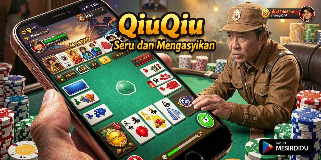 Screenshot gameplay QiuQiu yang seru dan menghibur.