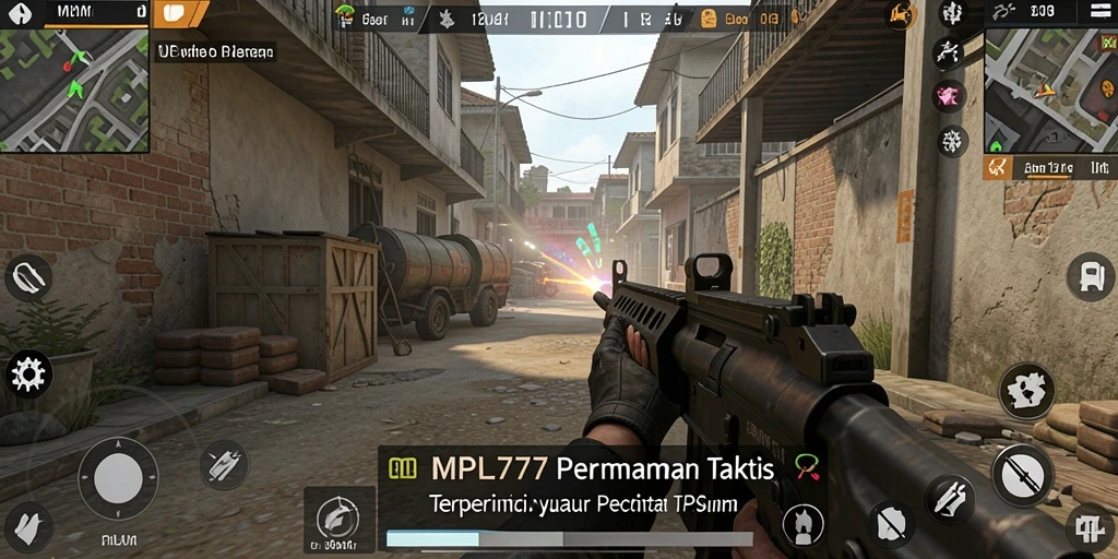 Tampilan gameplay yang menegangkan dalam MPL777 dengan aksi TPS yang mendebarkan.