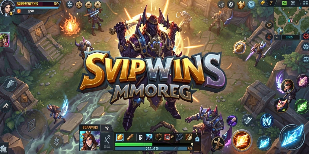 Tampilan menarik dari gameplay <strong>SVIPWINS</strong> di dunia MMORPG yang epik.
