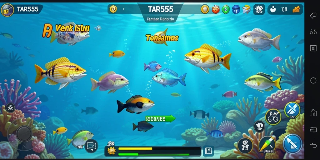 Screenshot gameplay Tembak Ikan TAR555 yang seru dan menjengkelkan.