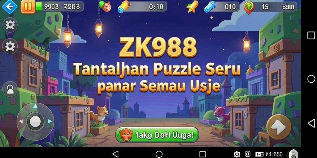Gameplay seru dari ZK988 dengan berbagai tantangan puzzle.